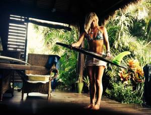 surfer girl single fin