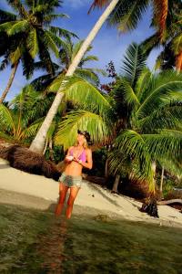 girl in tropics
